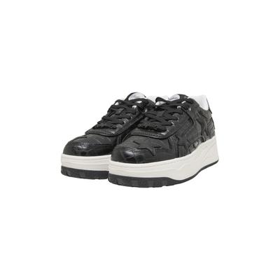 Sneaker BUFFALO "Buffalo MILANO STARS", Damen, Gr. 40, schwarz, Polyurethan, Schuhe Sneaker