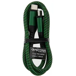 PATONA Premium PD 100W USB-C auf USB-C Kabel 50cm