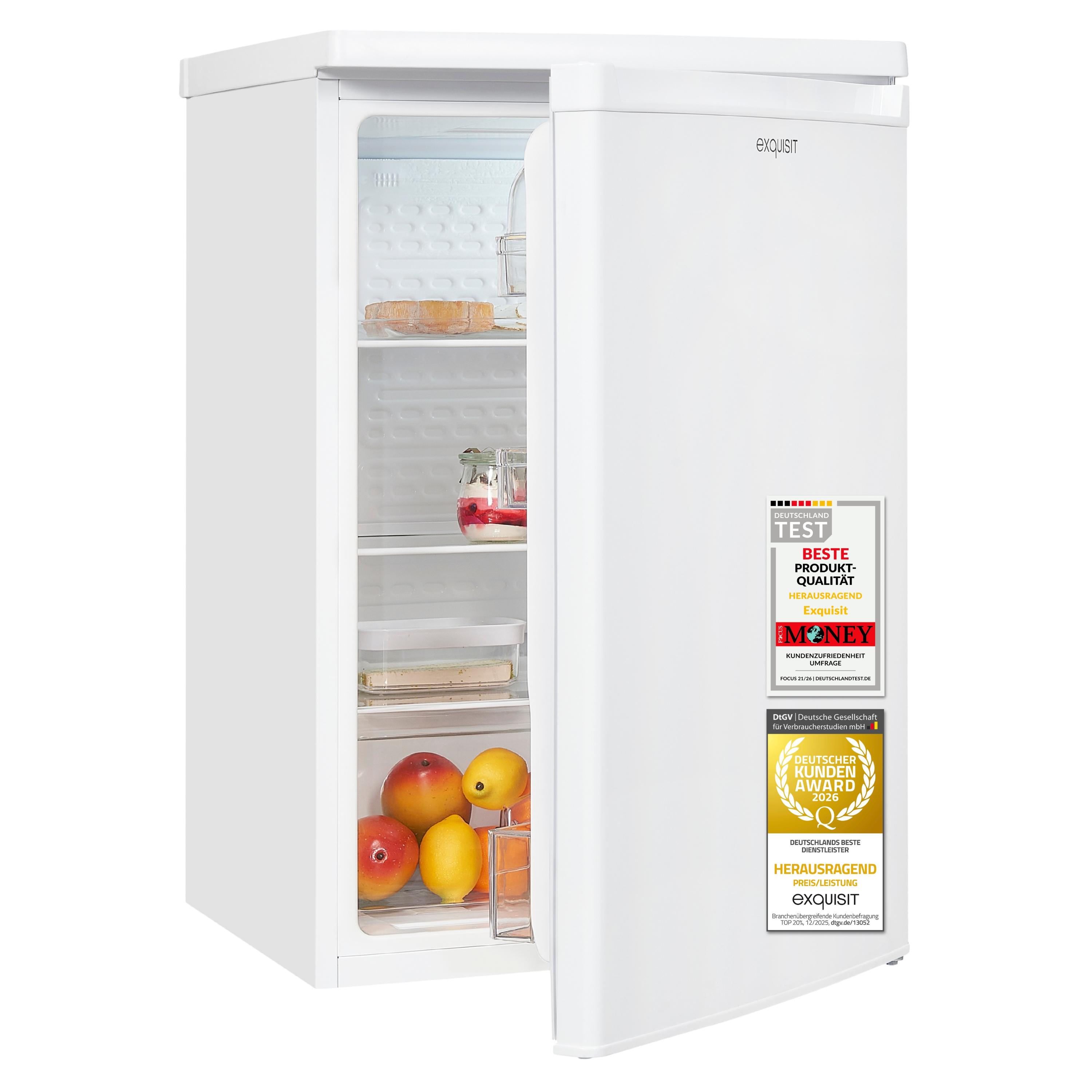 Vollraumkühlschrank | KS516-V-040C weiss | 126 l Nutzinhalt gesamt | LED | Automatisch | Energieklasse C | 35 dB | Weiß