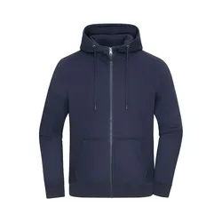 Unisex Kapuzen-Sweatjacke "OVERSIZED HOODED JACKET" 8043 - XXL - navy