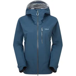 Rab Damen Firewall Mountain Regenjacke - S - Tempest Blue