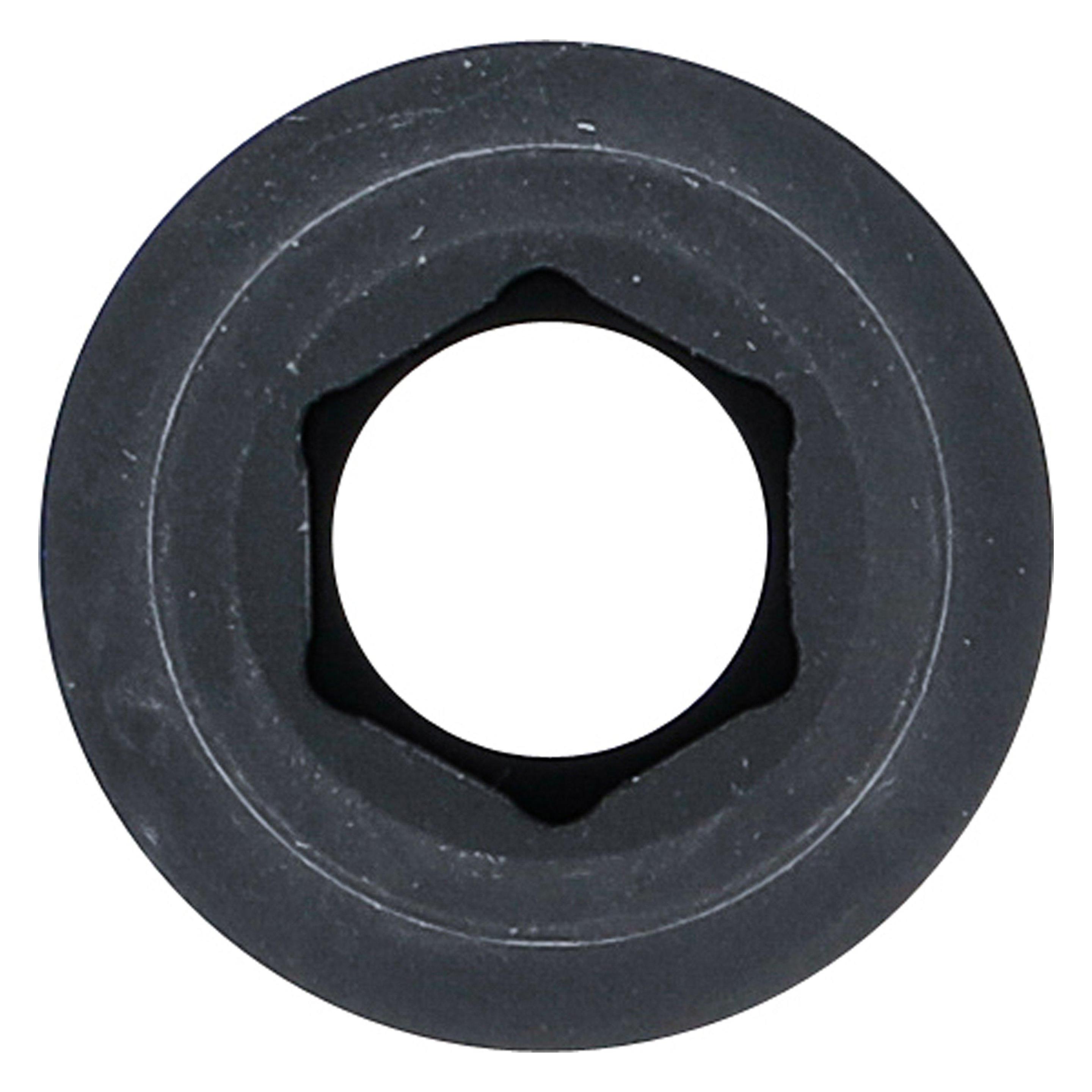 BGS Kraft-Steckschlüssel-Einsatz Sechskant | Antrieb Innenvierkant 12,5 mm (1/2") | SW 11 mm (11 mm) (5211)
