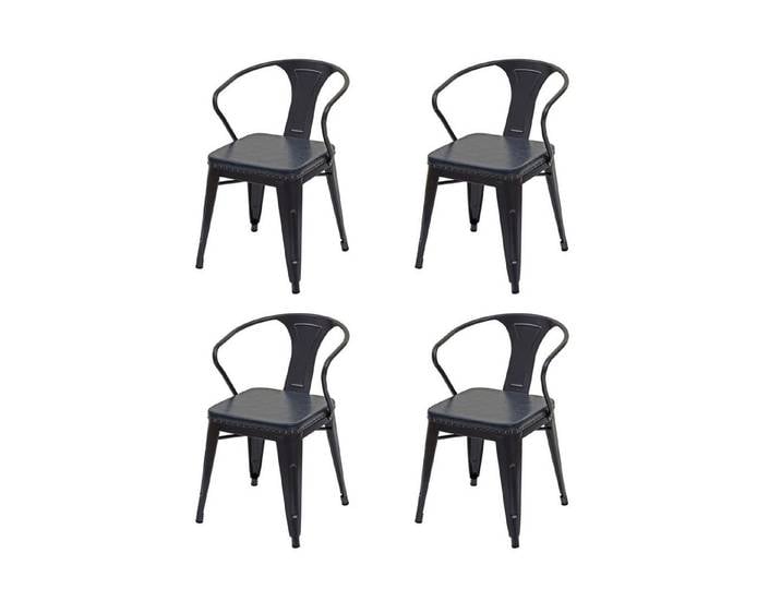 MCW Esszimmerstuhl MCW-H10d-4 (Set, 4 St), 4er-Set, Industrial Gastronomie
