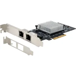 EXSYS EX-60202 - Netzwerkkarte, PCIe, Gigabit Ethernet, 2x RJ45