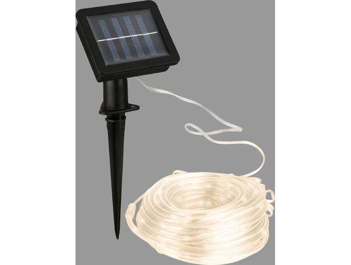 BRILONER - 10 meter Buitenverlichting - solar tuinverlichting - zonne energie - buiten snoer - lichtsnoer buiten