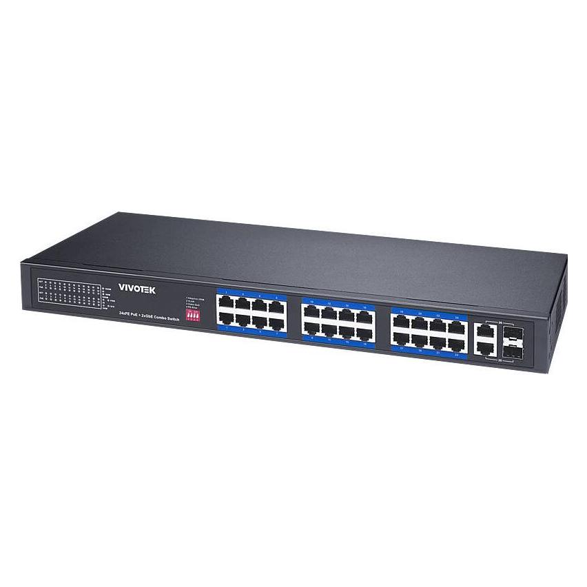 Vivotek AW-FGT-260P-370 Switch unman. 26-Port, PoE (26 Ports) (AW-FGT-260P-370)