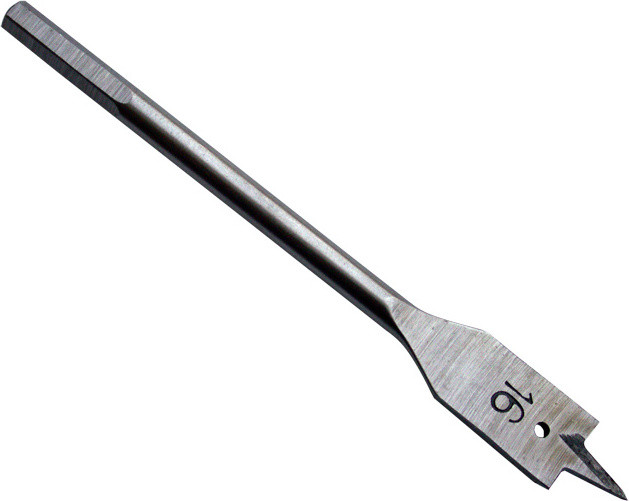 Kutlu Boormachine met platte boor voor houtbewerking, 16 mm