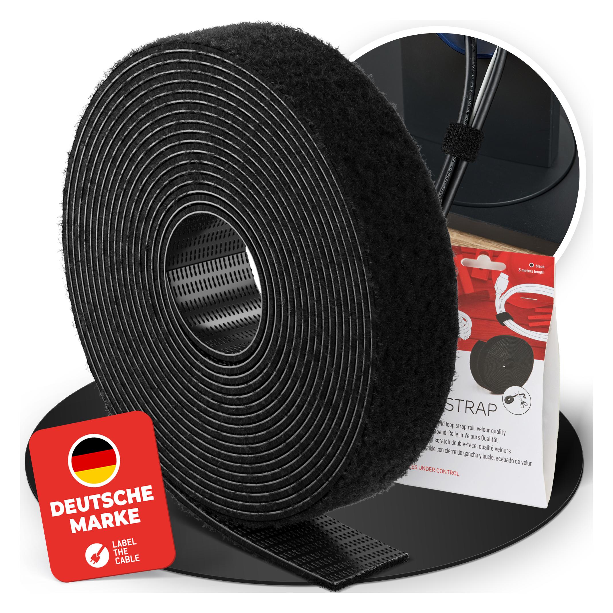 Label-the-cable Doppelseitige Klettbandrolle (16 mm) (LTC 1210)