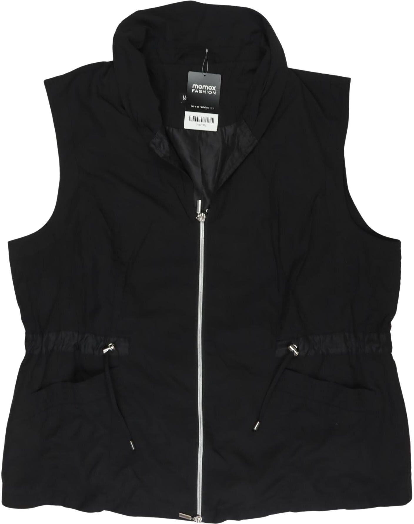 Ulla Popken Damen Weste, Schwarz, Gr. Xxl, Synthetik - Second Hand
