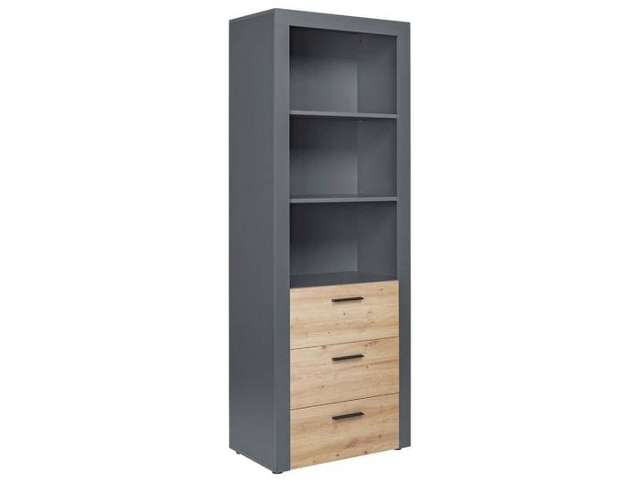 Regal mit Laden Corbeto B: 68,6 cm Anthrazit