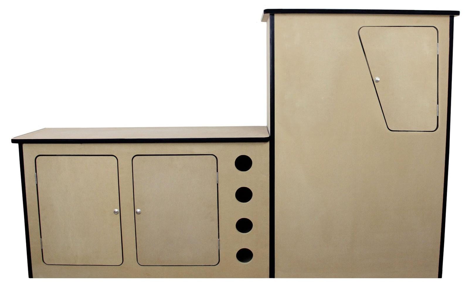 Monster Shop Keuken voor VW T4 / T5 Camper, Rechtsgestuurde Uitvoering