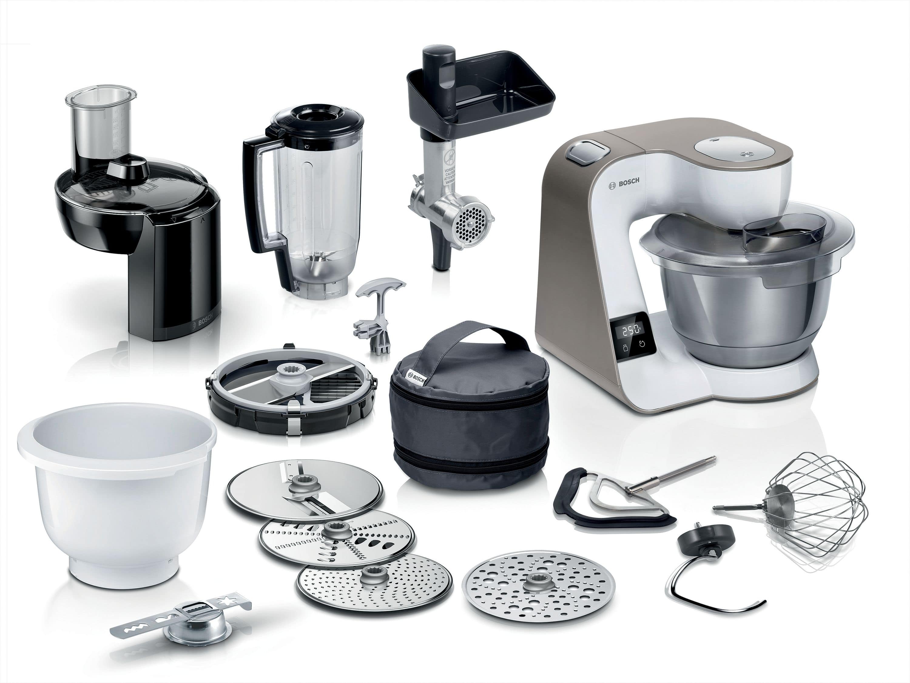 Bosch Serie 4 MUM5XL74 1000 W Küchenmaschine 3,9 l mit Waage (Weiß)