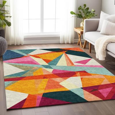 Addison Rugs Machine Washable Indoor/ Outdoor Contemporary Dimensions Chantille Rug