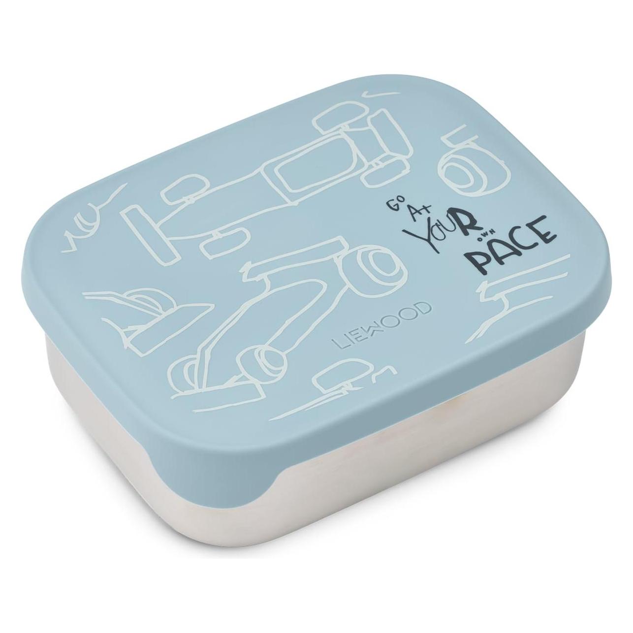 Liewood Kinder Lunchbox Arthur Race Cars Beach (5715493552961)