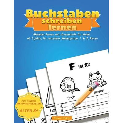 Buchstaben Schreiben Lernen, Taschenbuch von Clever Kiddo, Activity Books, 978-1-952264-05-4