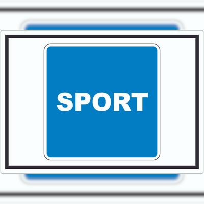 HB-Druck Sportfahrzeuge erlaubt Sportboote Symbol Aufkleber A1 (594x841mm)