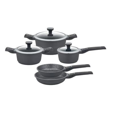 Topf-Set GSW "Easy Click", schwarz, Töpfe, Induktion