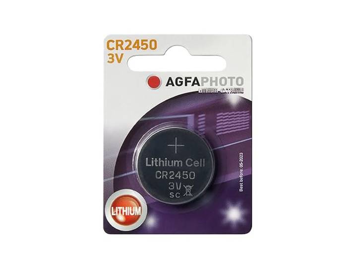 AgfaPhoto Lithium knoopcellen batterij CR 2450