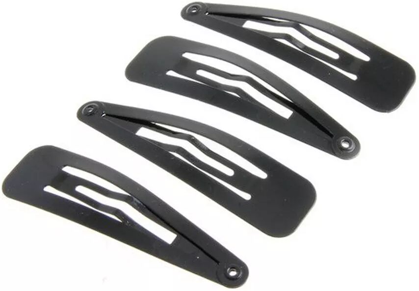Trisa Haarschmuck - Click Clack, Click Clack Metall, 5cm, Black