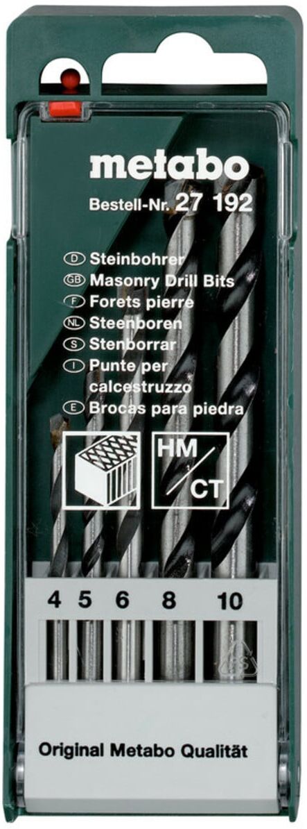 Metabo Steinbohrer-Kassette, 5-teilig (627192000)