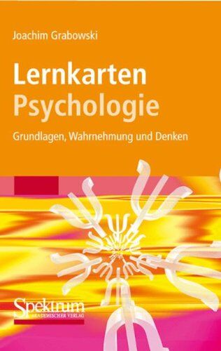 Joachim Grabowski - Lernkarten Psychologie: Grundlagen, Wahrnehmung und Denken (Sav Psychologie) - Preis vom 06.10.2026 07:26:00 h