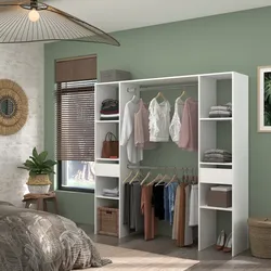 Parisot Mehrzweckschrank "Combi 2" Weiß - Grau