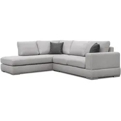 ECKSOFA OTTO 5-Sitzer, hellgrau