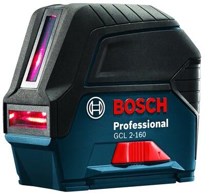 Bosch 2 beam Self Leveling Cross Line Laser 165 ft. 8 pc