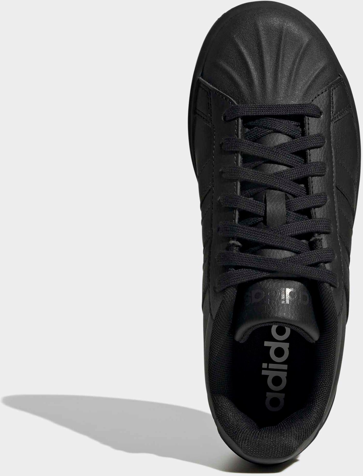 Plateausneaker ADIDAS SPORTSWEAR "STREETTALK BOLD", Damen, Gr. 40, schwarz (core schwarz, core schwarz, carbon), Synthetik, Schuhe Plateausneaker, inspiriert vom Design des adidas Superstar core schwarz, core schwarz, carbon 40