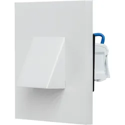 EVN Lichttechnik LED-Wandeinbauleuchte 3000K IP44 weiß LQ41802WE