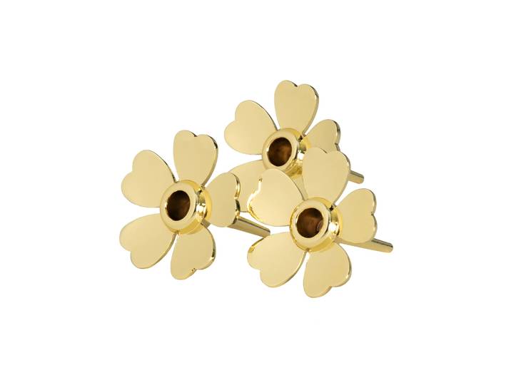 Design House Stockholm Bougeoir Me to You Lot de 3 Doré