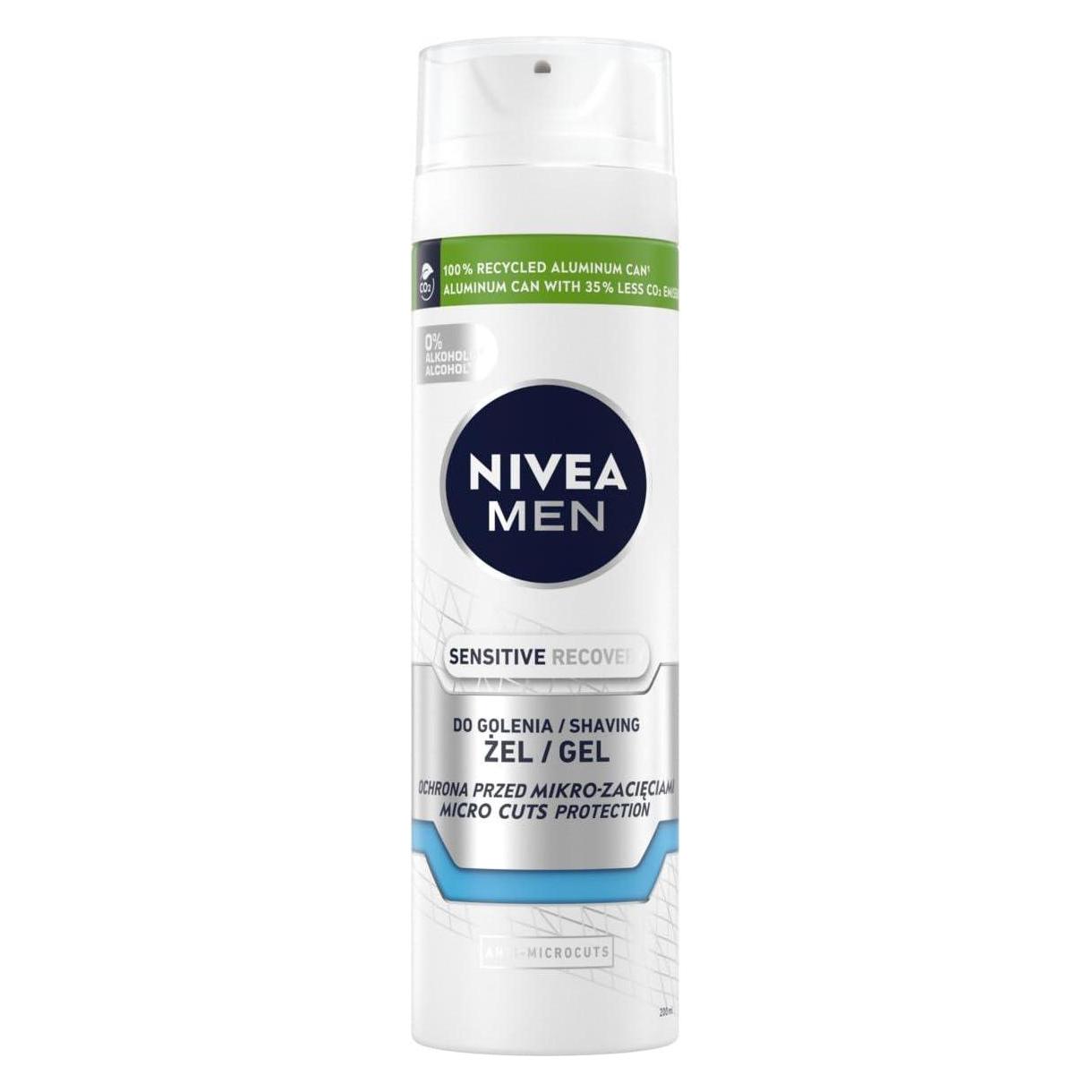 Nivea Men Men Sensitive Recovery regenerujący żel do golenia 200ml (200 ml, Rasiergel) (0188561)