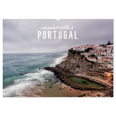 Wundervolles Portugal (Wandkalender 2027 DIN A2 quer), CALVENDO Monatskalender