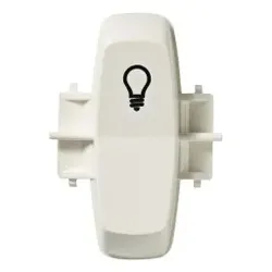 Elso WDE011532 Wippe bedruckt mit Symbol Lampe weiss RENOVA