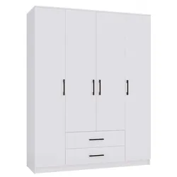 Kleiderschrank ROMANA 160 WEISS ohne Spiegel