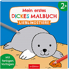 Ars Edition Mein erstes dickes Malbuch - Lieblingstiere 303864