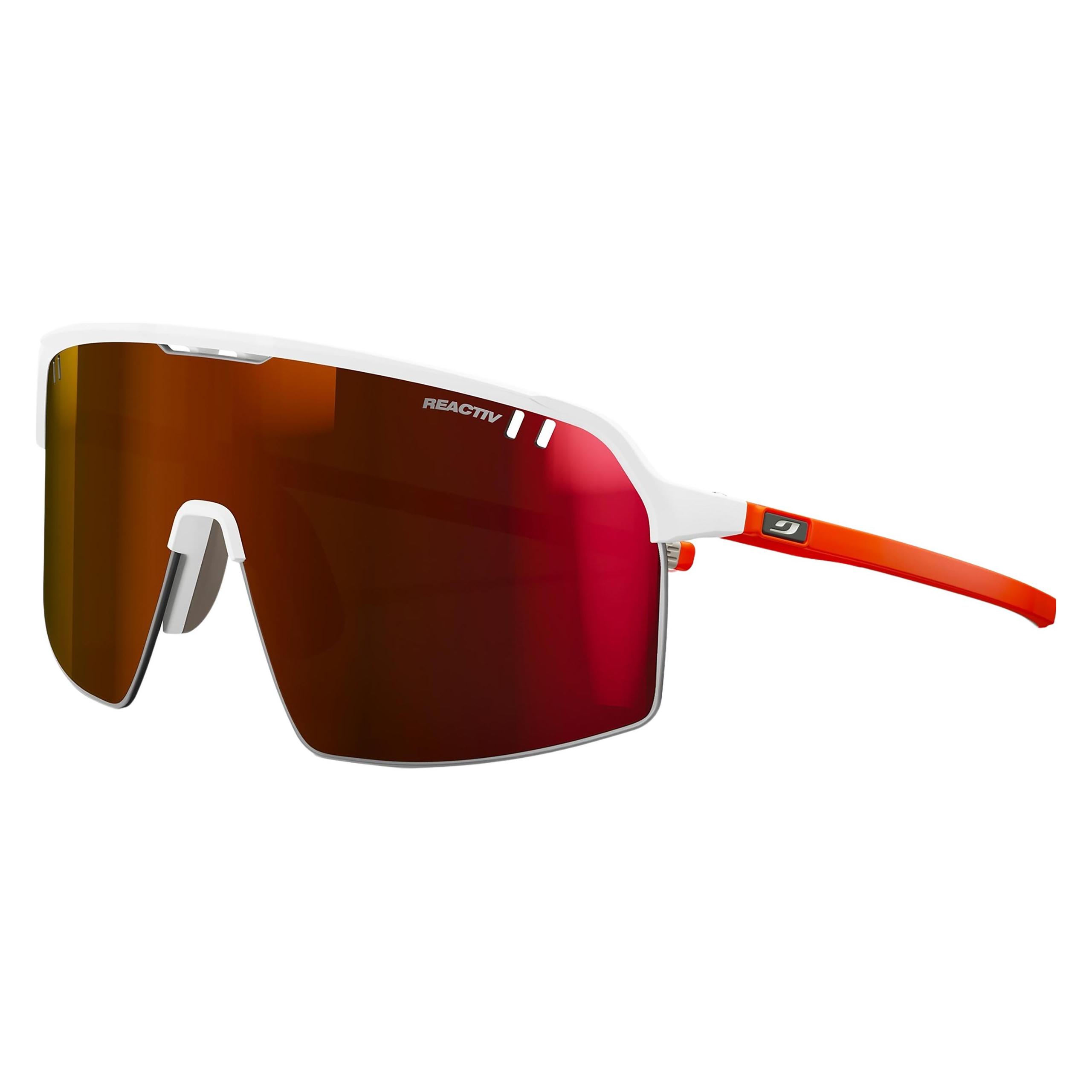 Julbo Intensity Weiss Neonorange REACTIV 03 High Contrast (Orange, Weiss, Weiss-Neonorange, Braun, high contrast) (J5904411)