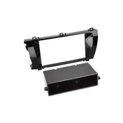 Radioblende 2-DIN mit Ablagefach Piano Black für Toyota Corolla (E170) ab 02/...