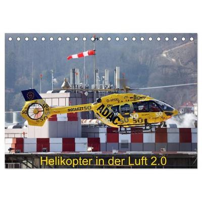 Helikopter in der Luft 2.0 (Tischkalender 2026 DIN A5 quer), CALVENDO Monatskalender