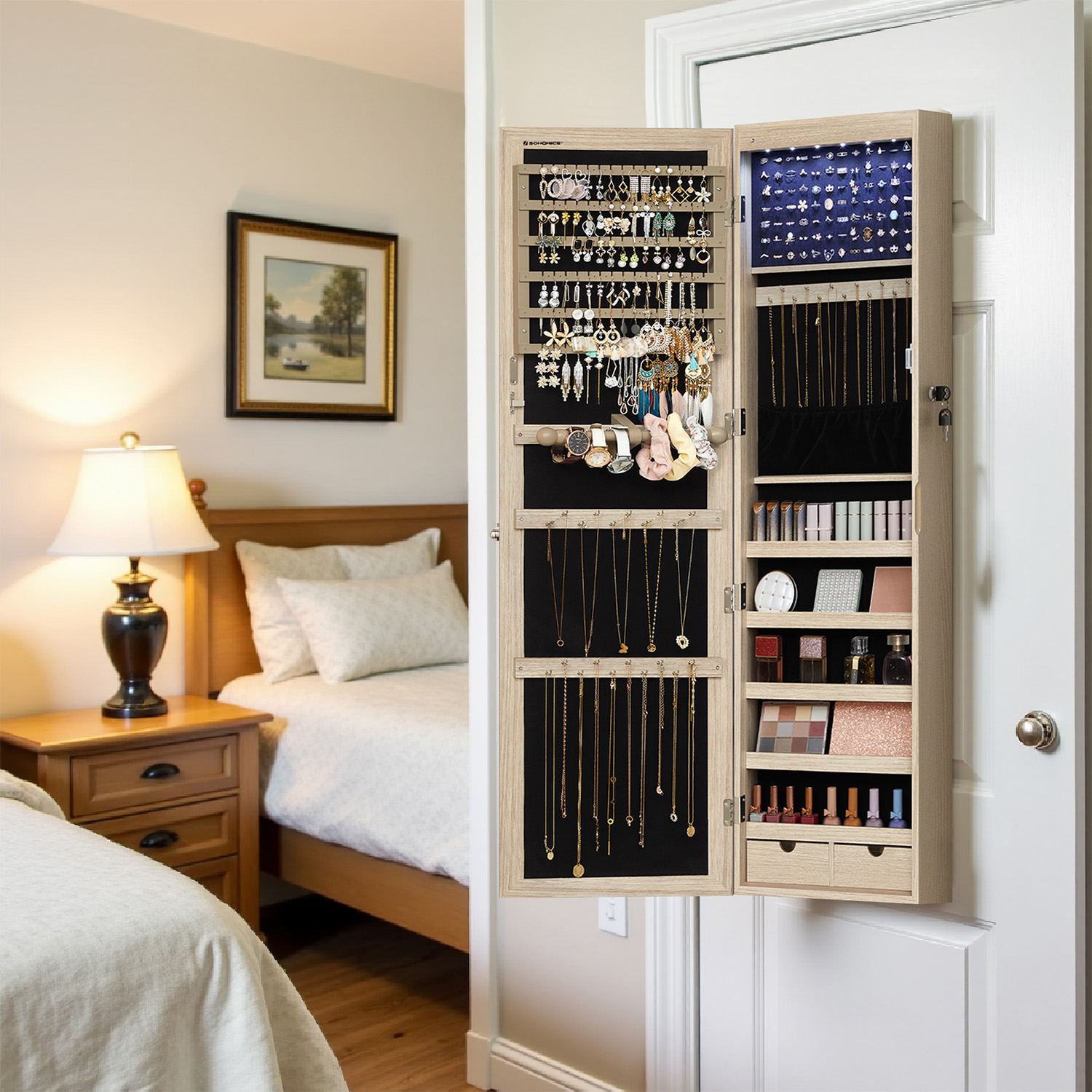 SONGMICS Schmuckschrank hängend JJCB35093M01