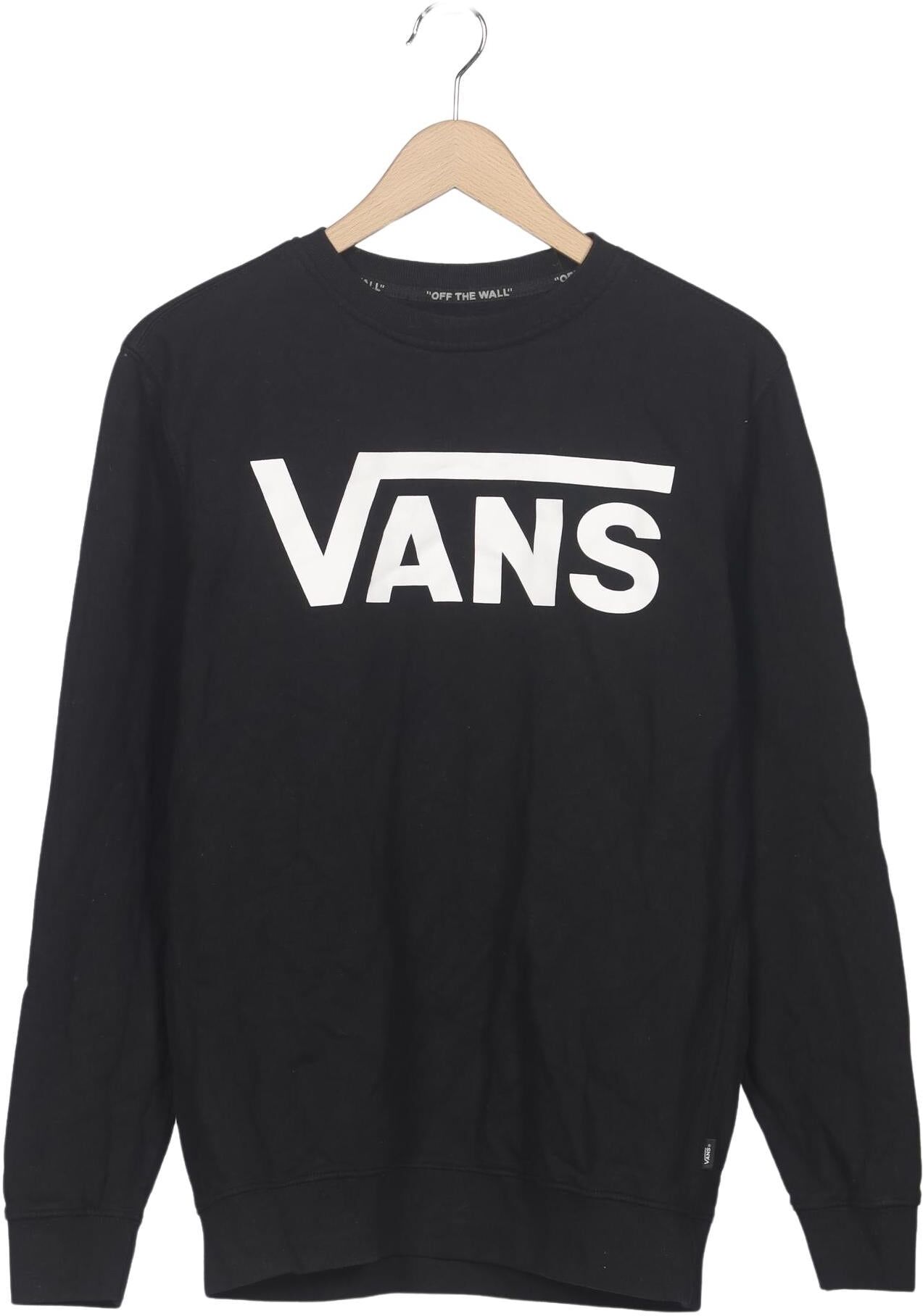 Vans Herren Sweater, Schwarz, Gr. M, Baumwolle - Second Hand