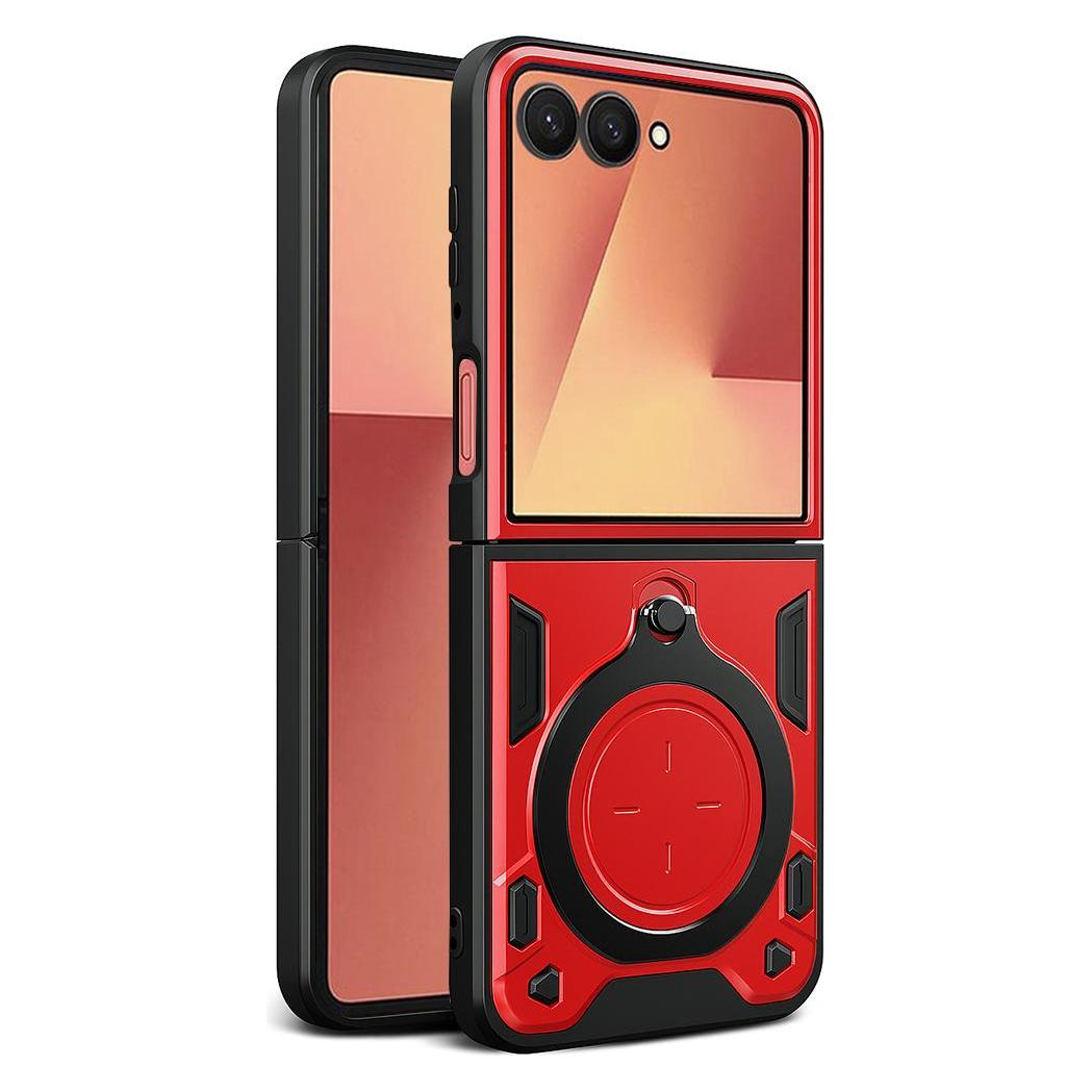 Techsuit - CamGuard Pro - Samsung Galaxy Z Flip7 - Red (Samsung Galaxy Z Flip7) (56496483)