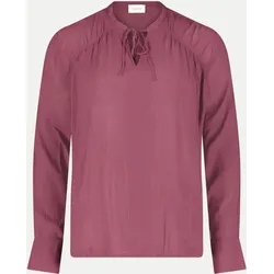 Blusenshirt mit Schnürung Rosa 36