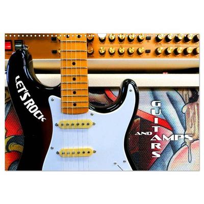 Guitars and Amps - Let's Rock (Wall Calendar 2027 DIN A3 landscape), CALVENDO 12 Month Wall Calendar