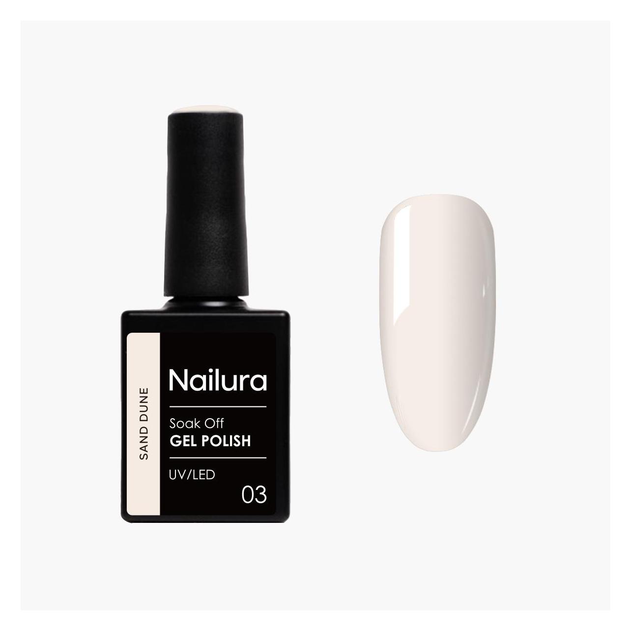 Nailura - Gel Polish 3 - Sand Dune - 10 ml (Sand Dune, Gel-Effekt Nagellack) (70022)