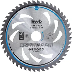 kwb Akku Top Sägebl HM Mit-Dü 210x30 Z48 587856