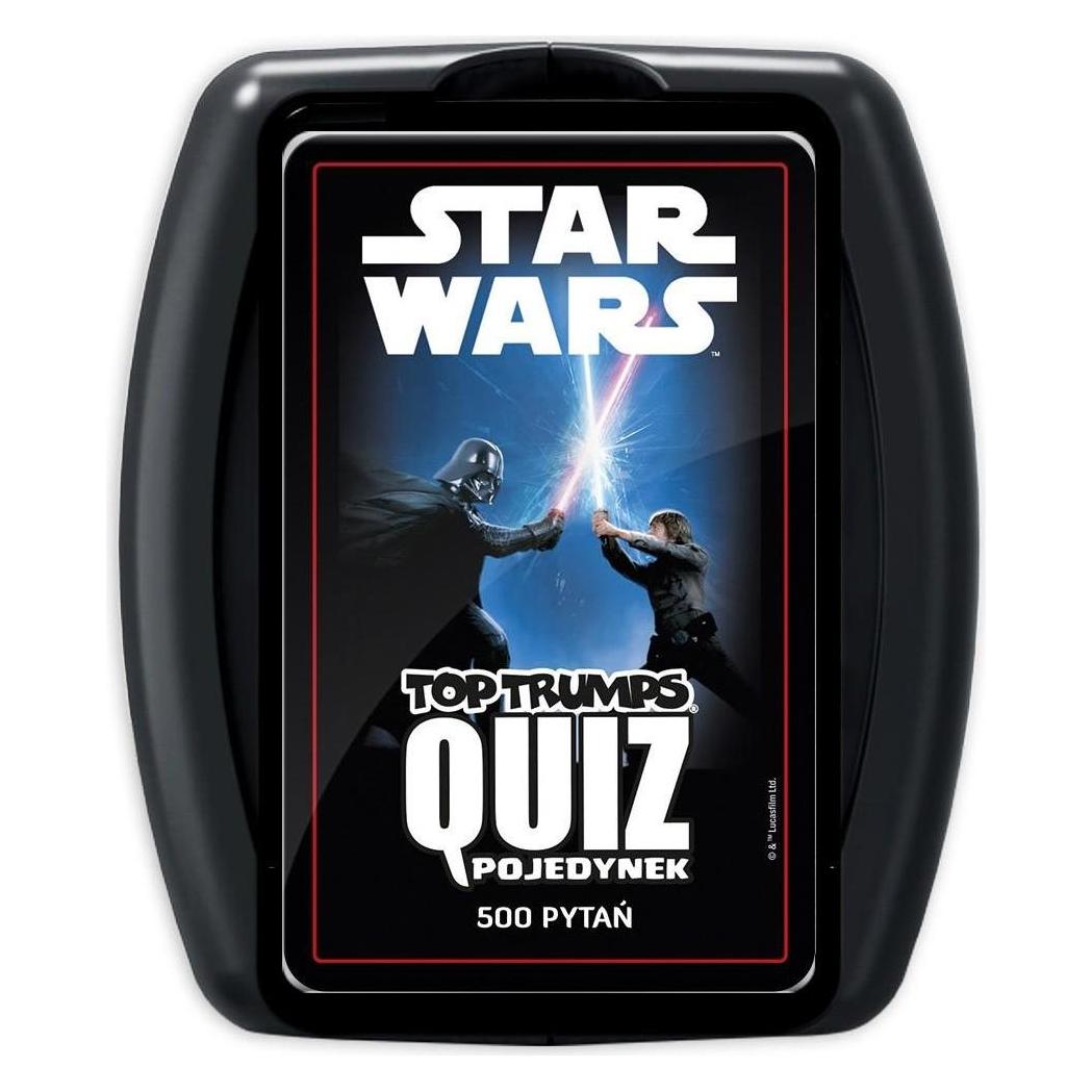 Winning Moves Winning Movements Game Top Trumps Quiz Star Wars Duel (Polnisch, 2 - 4 Spieler) (GXP-721748)