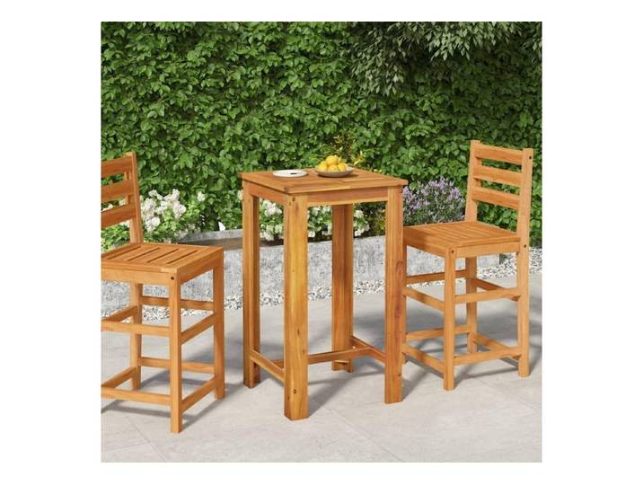 LuxusKollektion Bartisch Garten Bartisch Massivholz Akazie 60x60x105cm (1-St)