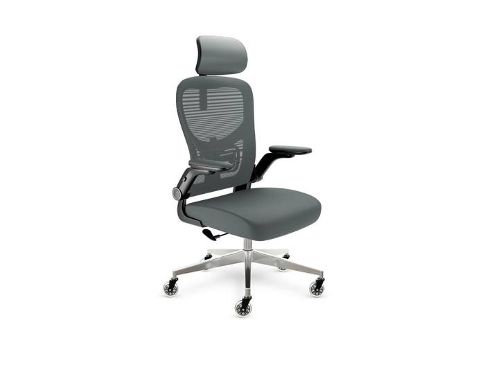 Clouvou Bürostuhl SmartSeat Anthrazit, Metall, Kunststoff, Füllung: Schaumstoff, Formgebogen, 70x142x70 cm, Büromöbel, Bürostühle, Drehstühle