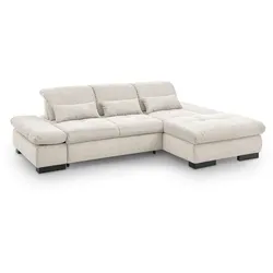 set one by Musterring Ecksofa SO 4100 Cord Weiß